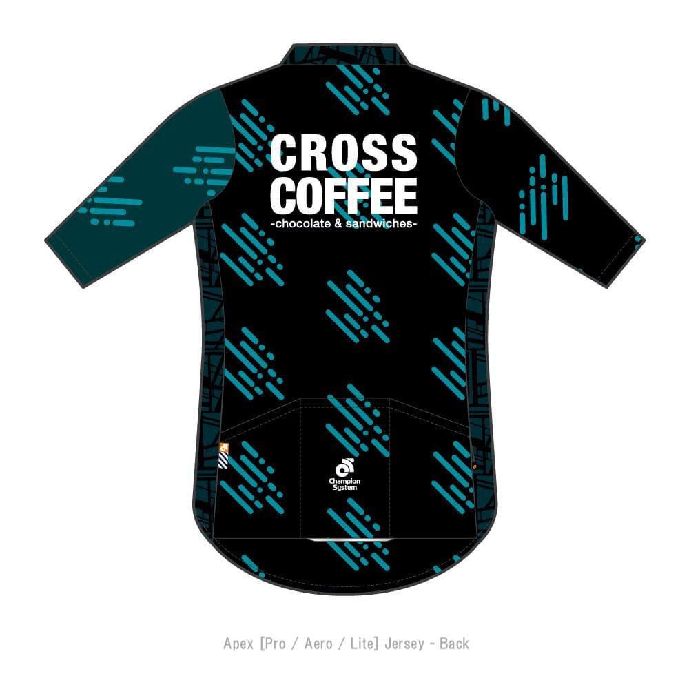 Cross Coffee サイクルジャージ [Raindrop] Men's