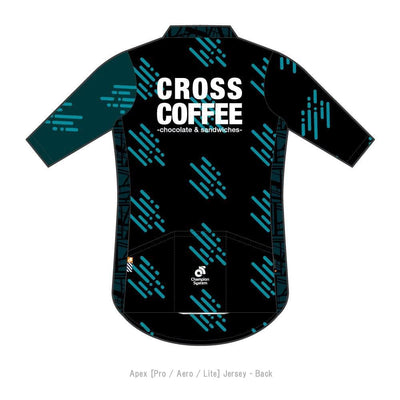 Cross Coffee サイクルジャージ [Raindrop] Men's